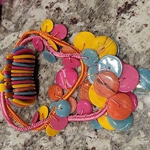 Sassy Jones Zanzibar Bright Necklace ONLY